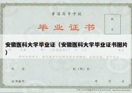 安徽医科大学毕业证（安徽医科大学毕业证书图片）