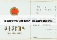 东华大学学位证样本图片（东华大学第二学位）