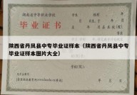陕西省丹凤县中专毕业证样本（陕西省丹凤县中专毕业证样本图片大全）