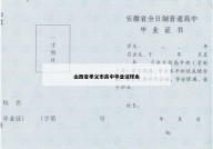 山西省孝义市高中毕业证样本