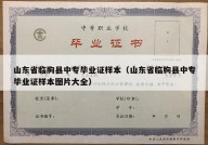 山东省临朐县中专毕业证样本（山东省临朐县中专毕业证样本图片大全）