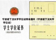 宁波诺丁汉大学学位证样本图片（宁波诺丁汉大学 学位证）