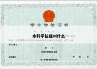 本科学位证叫什么