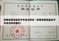 安徽省固镇县高中毕业证样本（安徽省固镇县高中毕业证样本图片）