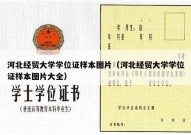 河北经贸大学学位证样本图片（河北经贸大学学位证样本图片大全）