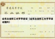 山东冶金职工大学毕业证（山东冶金职工大学毕业证图片）