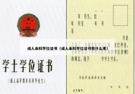 成人本科学位证书（成人本科学位证书有什么用）