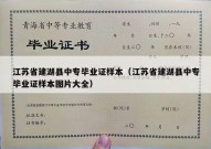 江苏省建湖县中专毕业证样本（江苏省建湖县中专毕业证样本图片大全）
