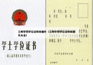 三明学院学位证样本图片（三明学院学位证样本图片大全）