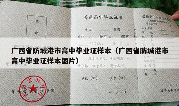 广西省防城港市高中毕业证样本（广西省防城港市高中毕业证样本图片）