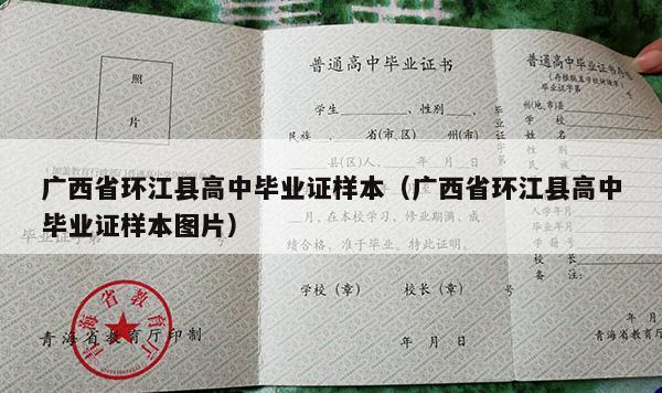 广西省环江县高中毕业证样本（广西省环江县高中毕业证样本图片）