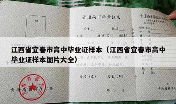江西省宜春市高中毕业证样本（江西省宜春市高中毕业证样本图片大全）