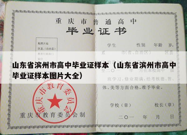 山东省滨州市高中毕业证样本（山东省滨州市高中毕业证样本图片大全）