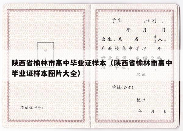 陕西省榆林市高中毕业证样本（陕西省榆林市高中毕业证样本图片大全）