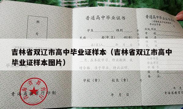 吉林省双辽市高中毕业证样本（吉林省双辽市高中毕业证样本图片）