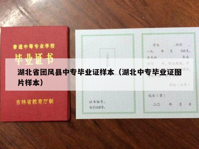 湖北省团风县中专毕业证样本（湖北中专毕业证图片样本）